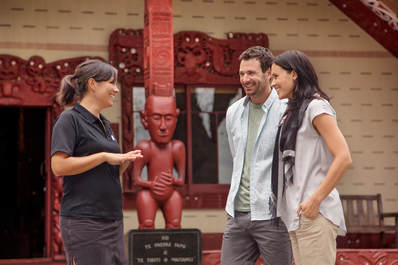 Visitors at Waitangi Treaty Grounds